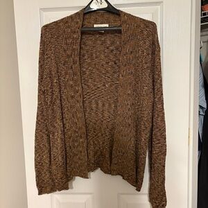Coldwater Creek Brown Knit Cardigan